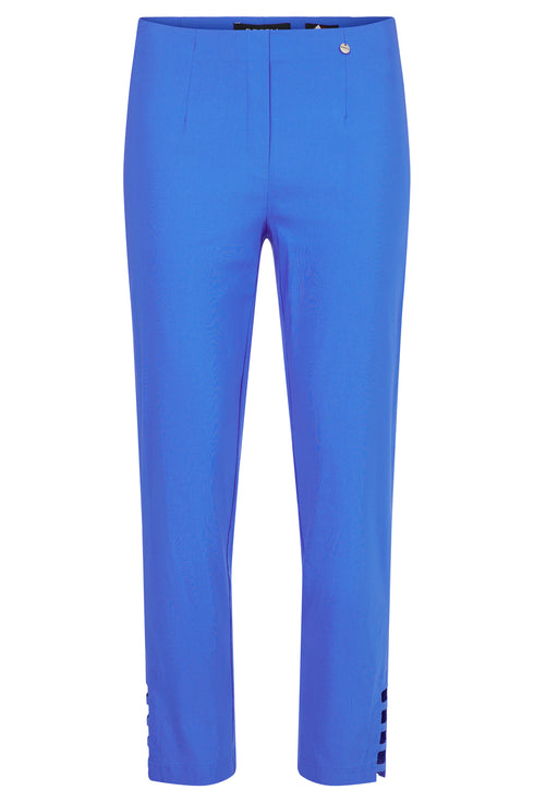 Robell Lena Cut-Out Detail Trousers 7/8 Length 65cm 52550 5499